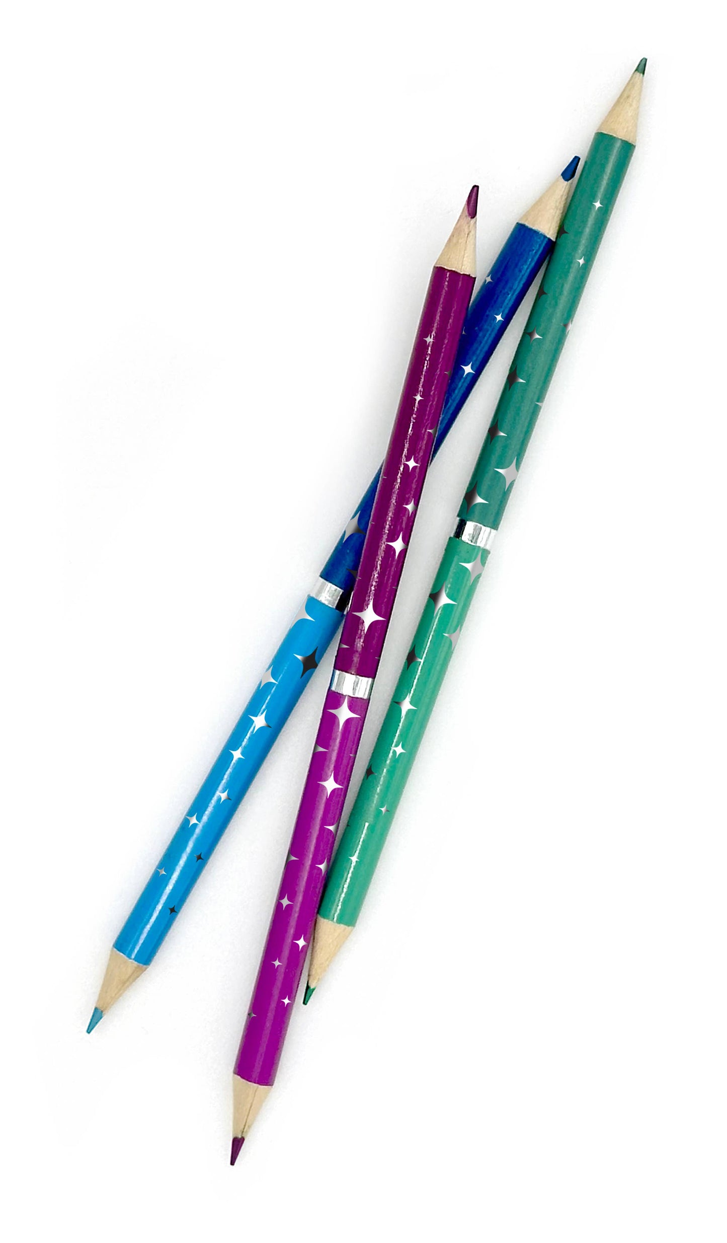 Metallic Dual Ended Colored Pencils