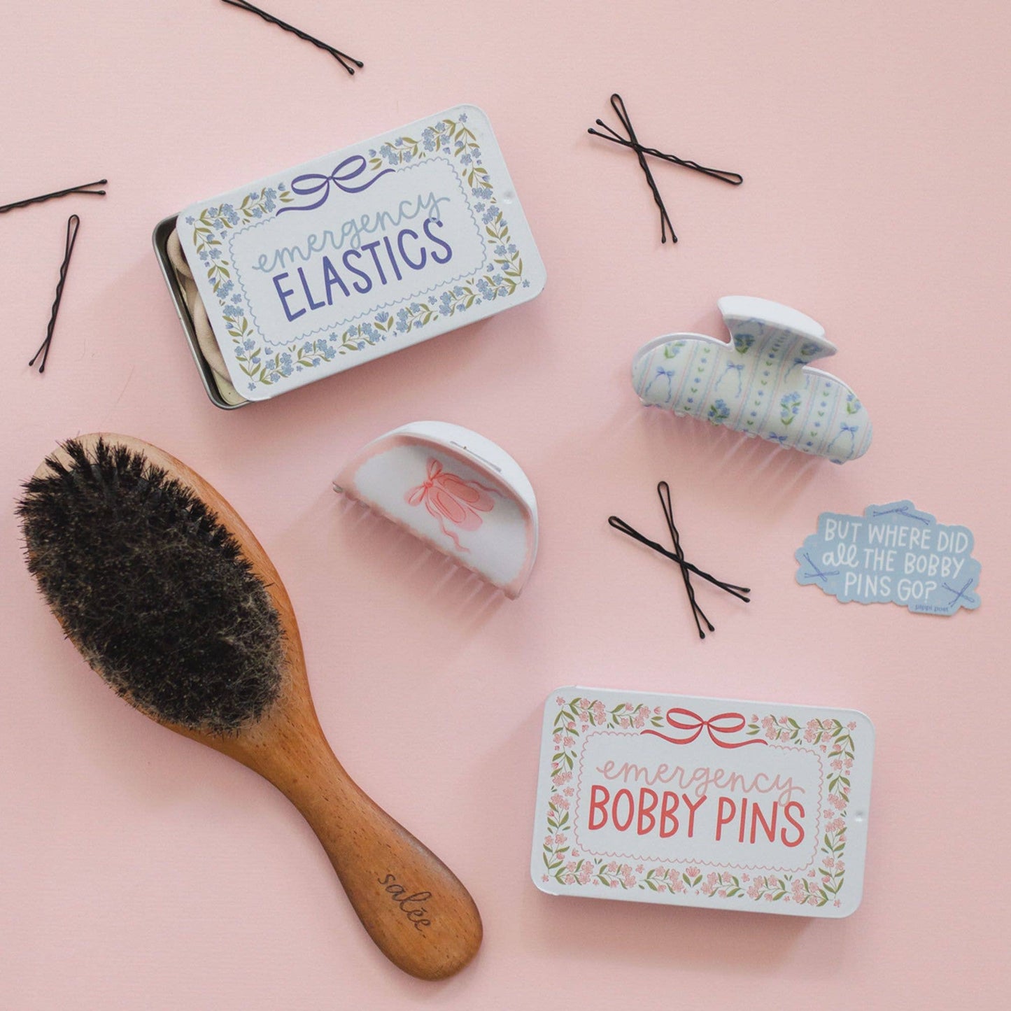 Pink Ballet Slippers Claw Hair Clip