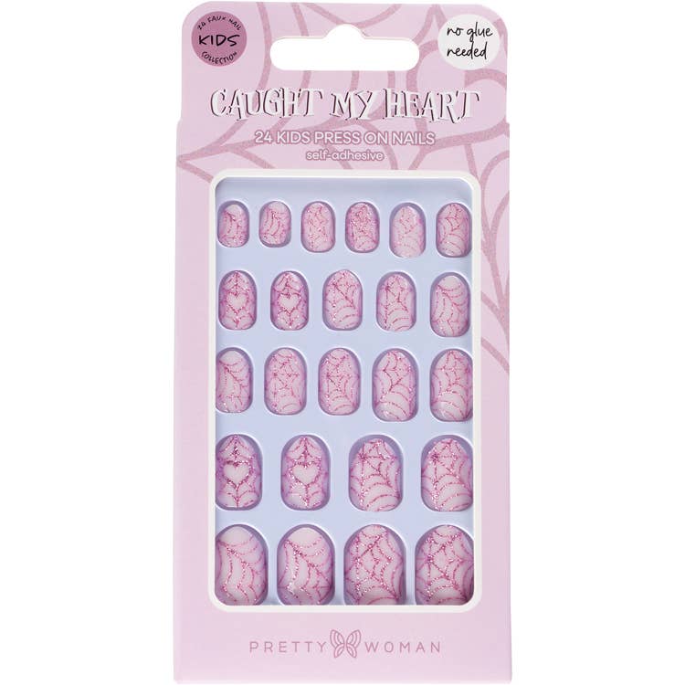 Kids Halloween press on nailsCaught My Heart