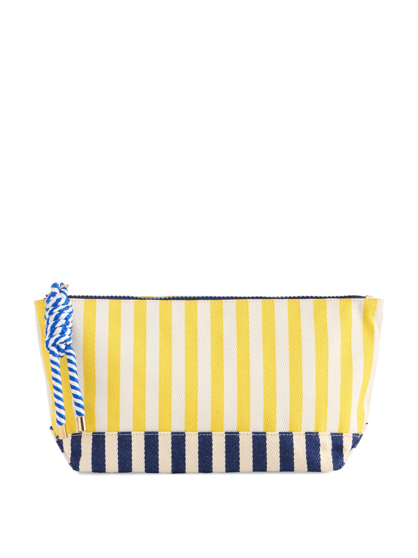 PORT STRIPE POUCH: BLUE