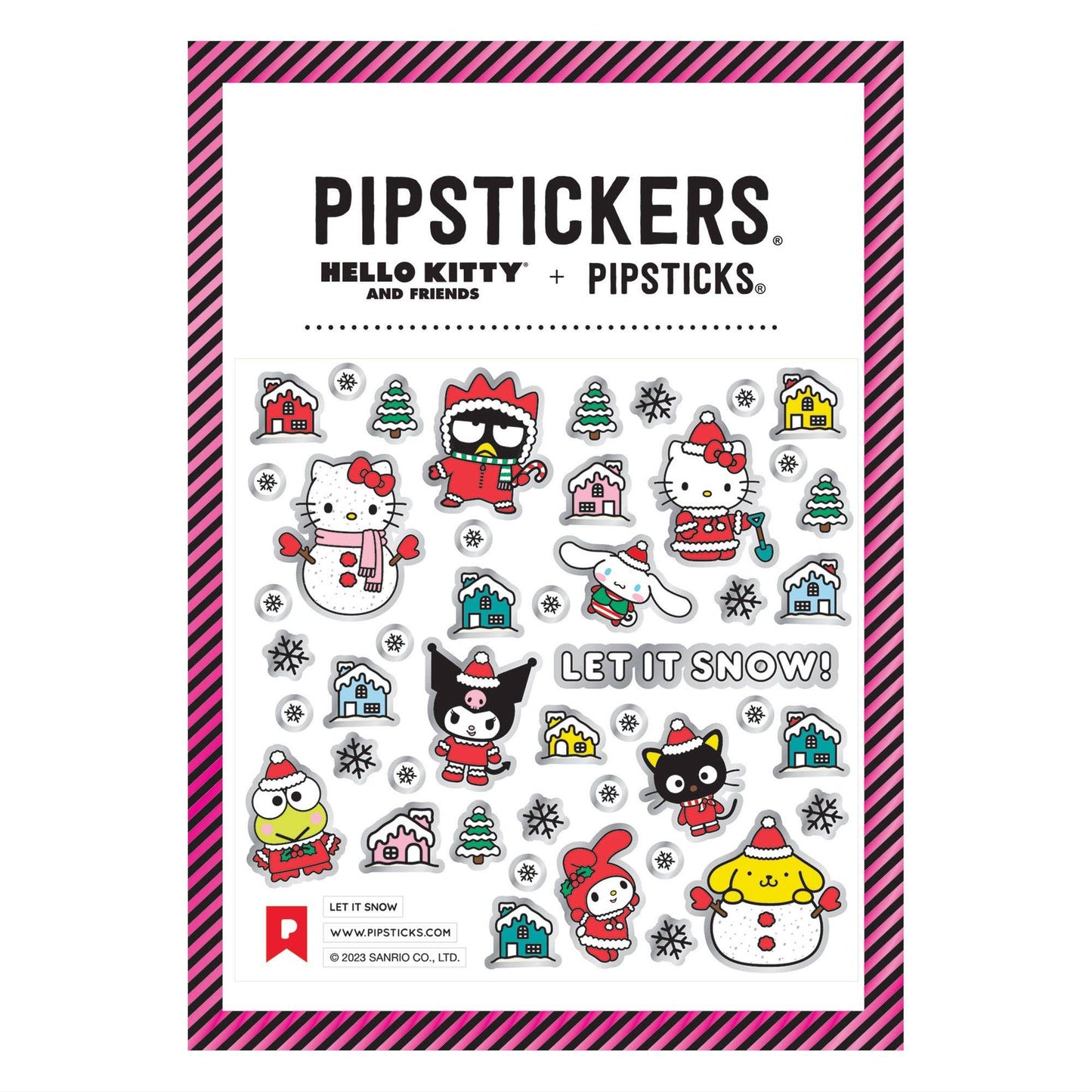 Hello Kitty And Friends Let It Snow Stickers