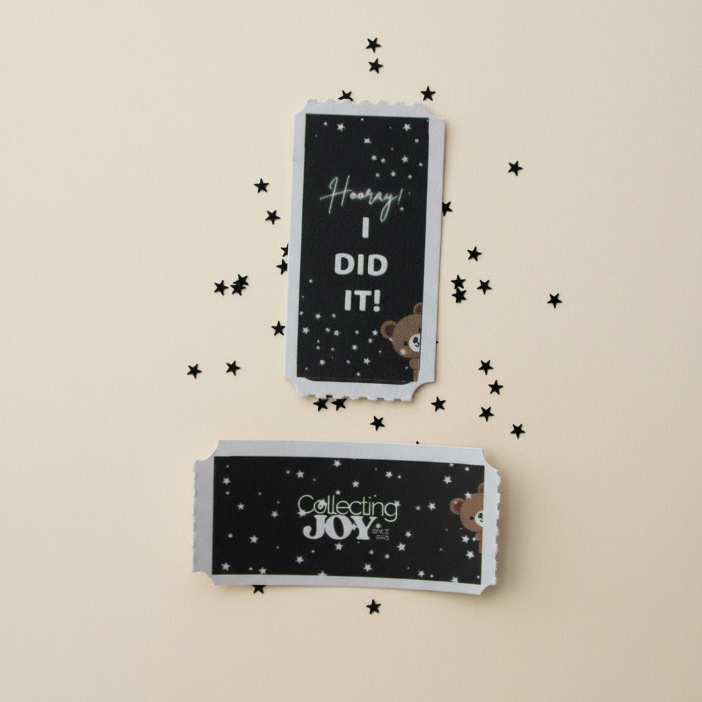 "I did it!" Behavior Reward Tickets - Bear