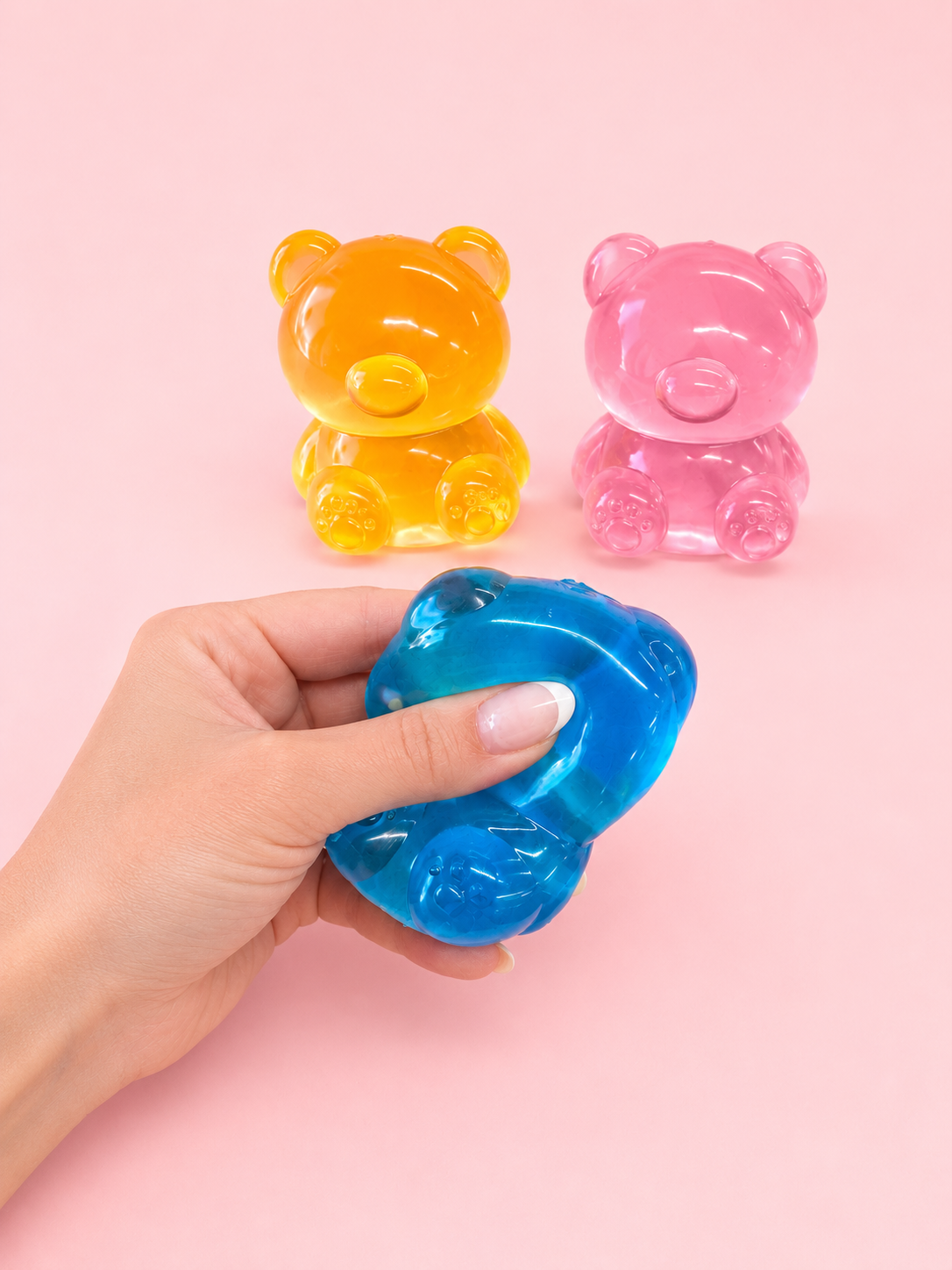 Bubble Bear Squishy : Orange