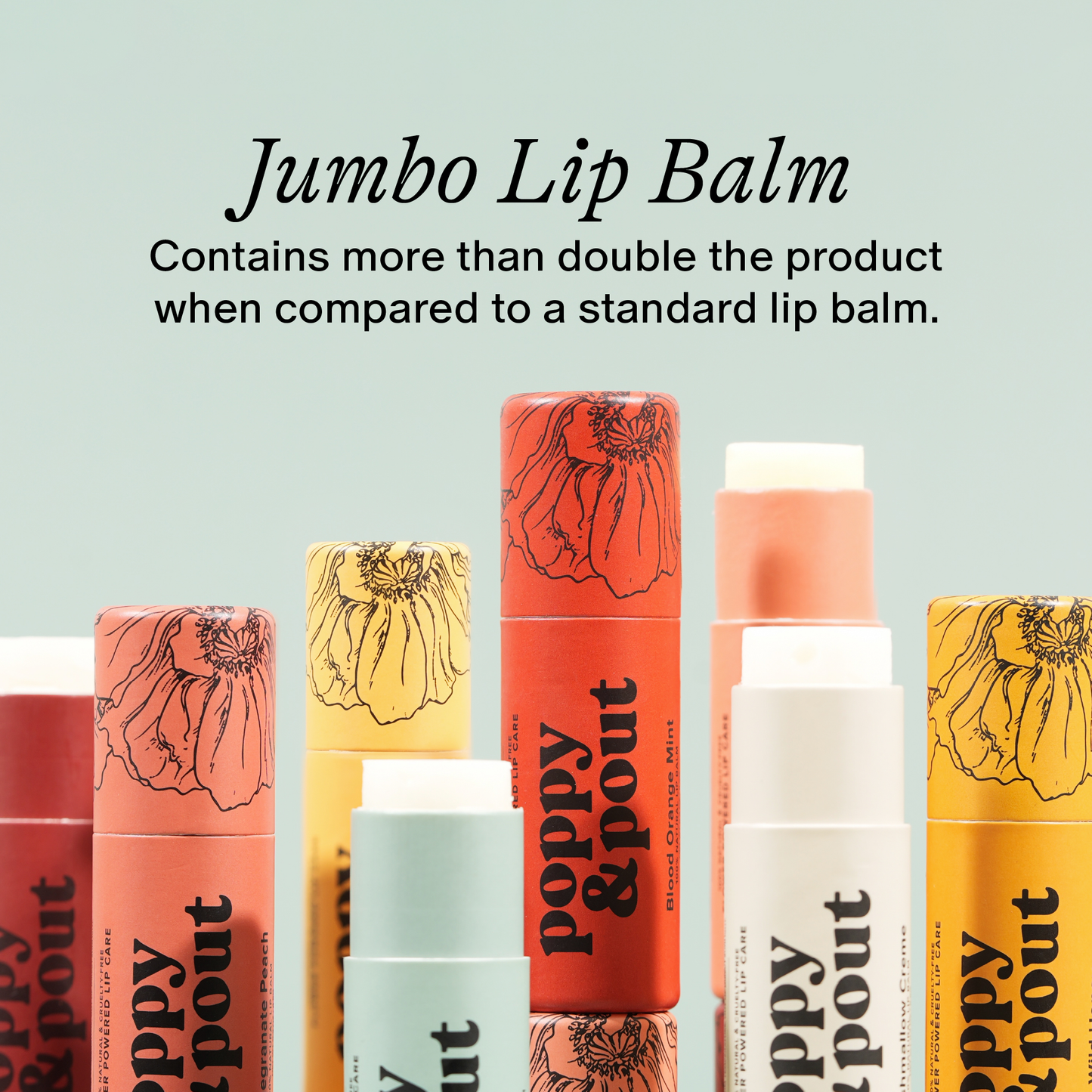 Poppy & Pout All Natural Lip Balm: Marshmallow Creme