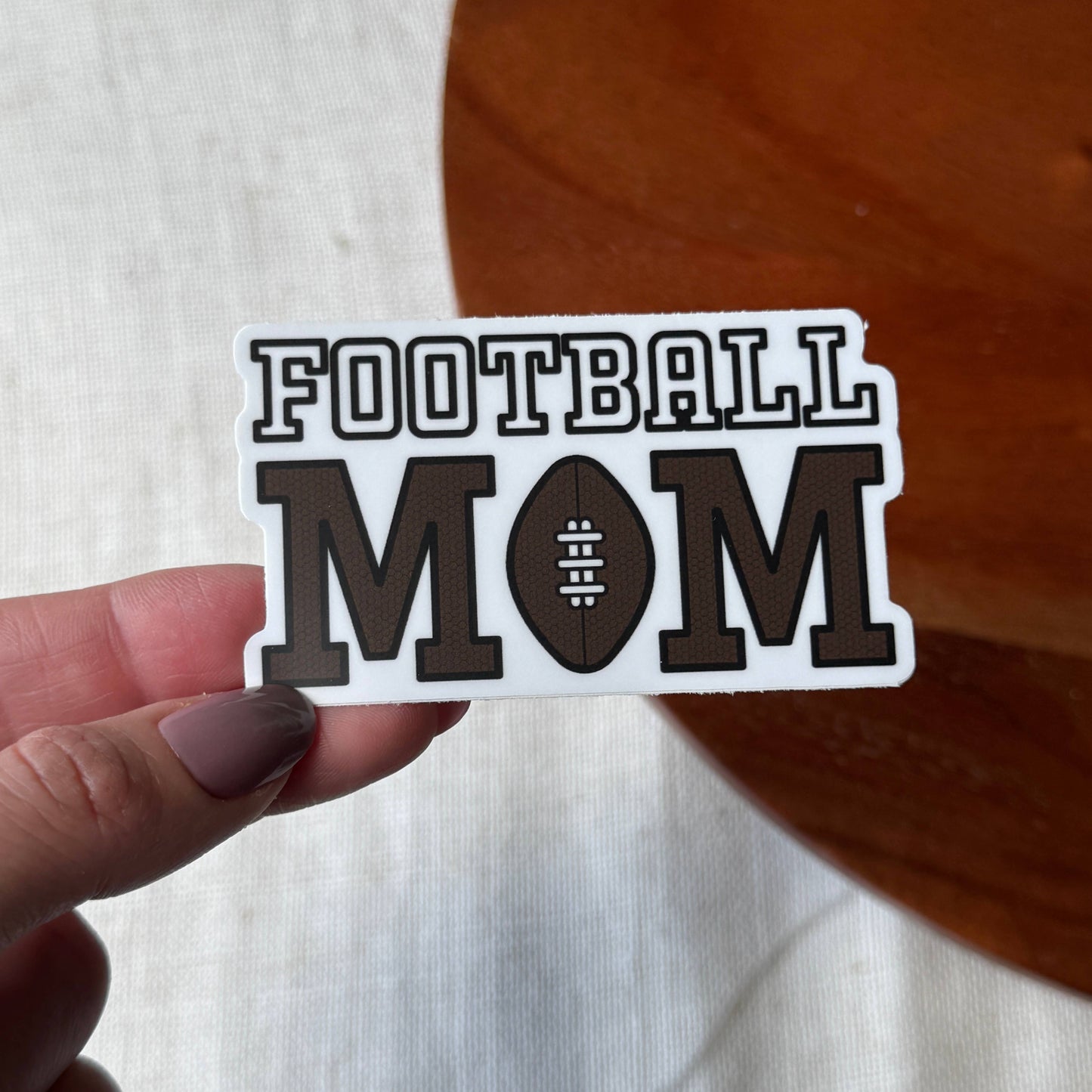 Football Mom Text Sticker