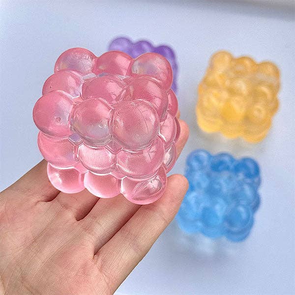 SugarSqueez Squishies® Bubble Cube Maltose Fidget Stress Ball