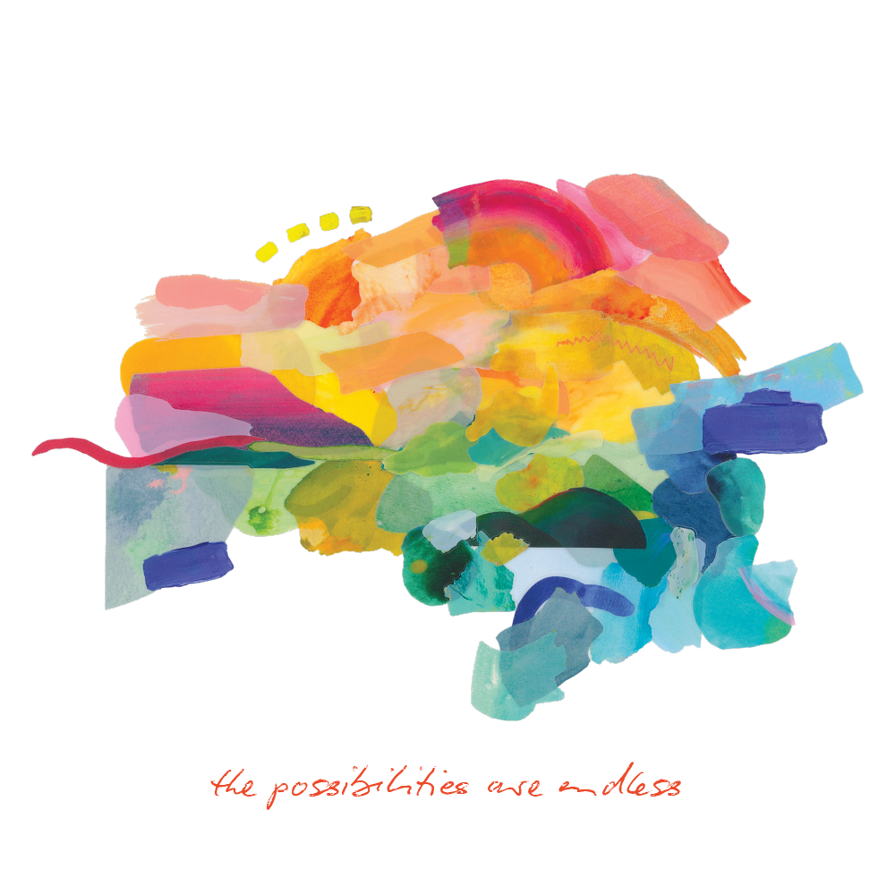 Vibrant Blues Paint Peels - No.005 Single Sticker Sheet