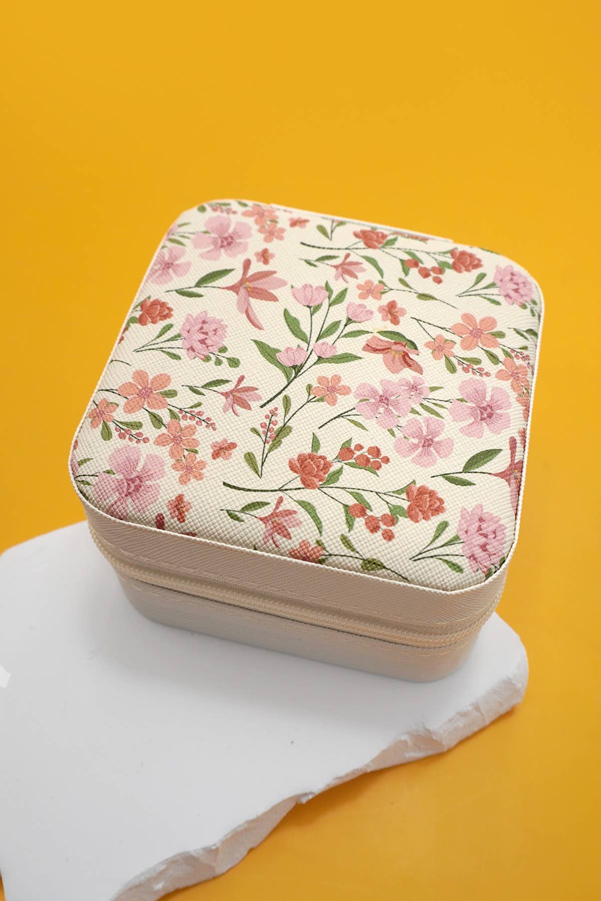 BOW JEWELRY ORGANIZER TRAVEL BOX CASE