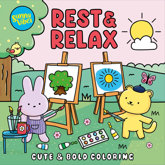 Rest & Relax: Coloring Book