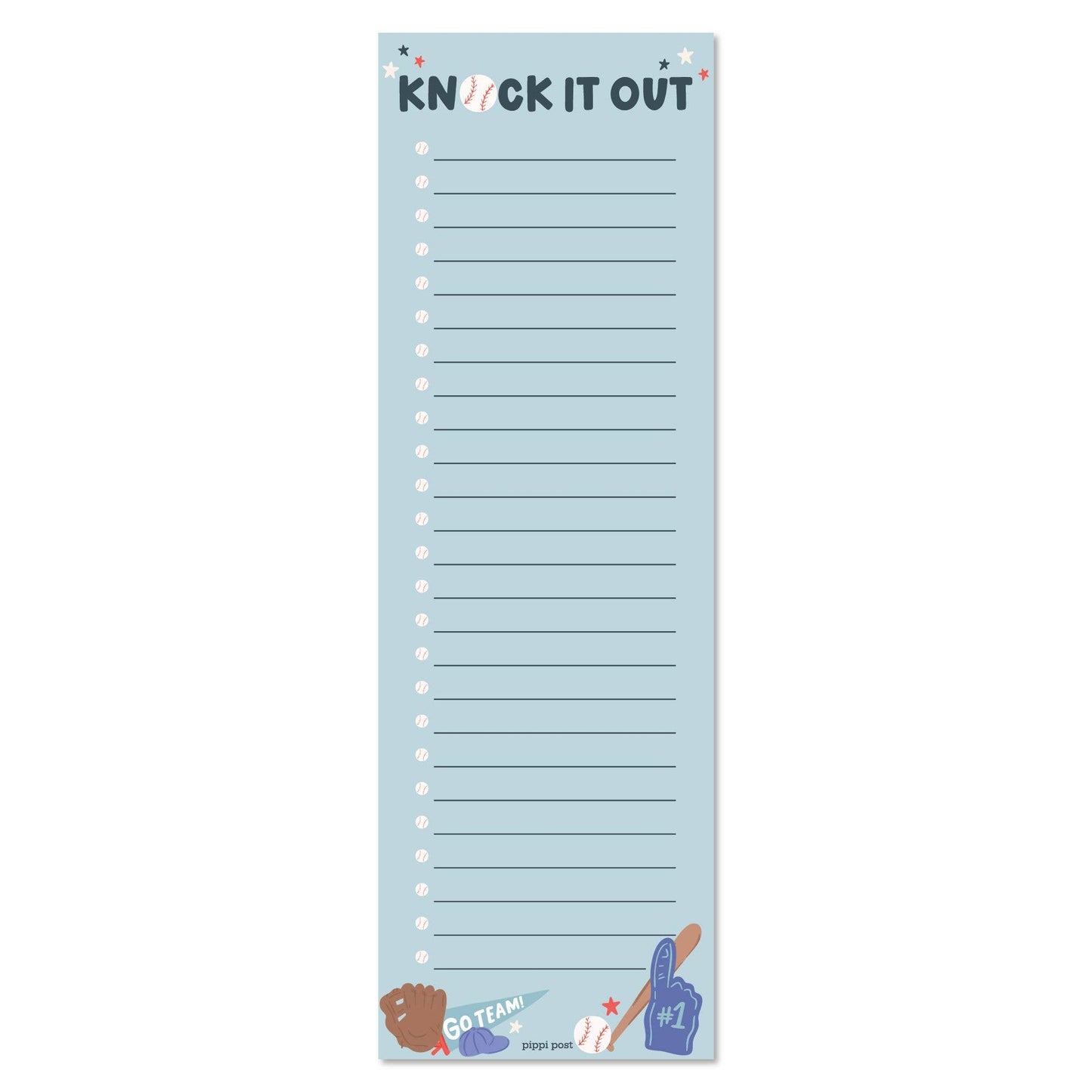 Knock It Out 4x12 To Do Notepad