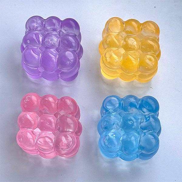 SugarSqueez Squishies® Bubble Cube Maltose Fidget Stress Ball