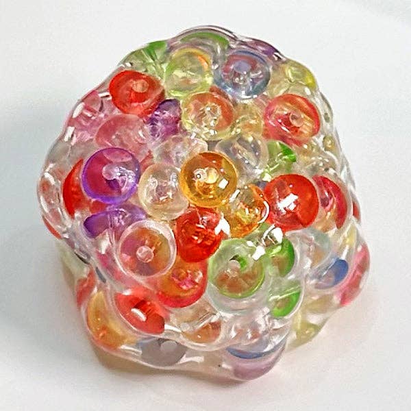 Crunch & Squish Crunchy Squishy Stress Ball Fidget Toy - Rainbow