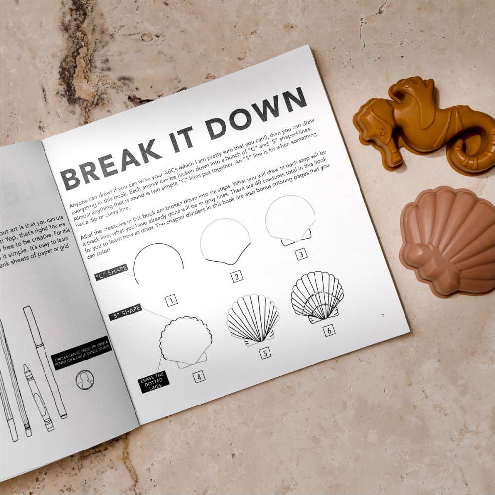 Under The Sea (Mini) How to Draw Book