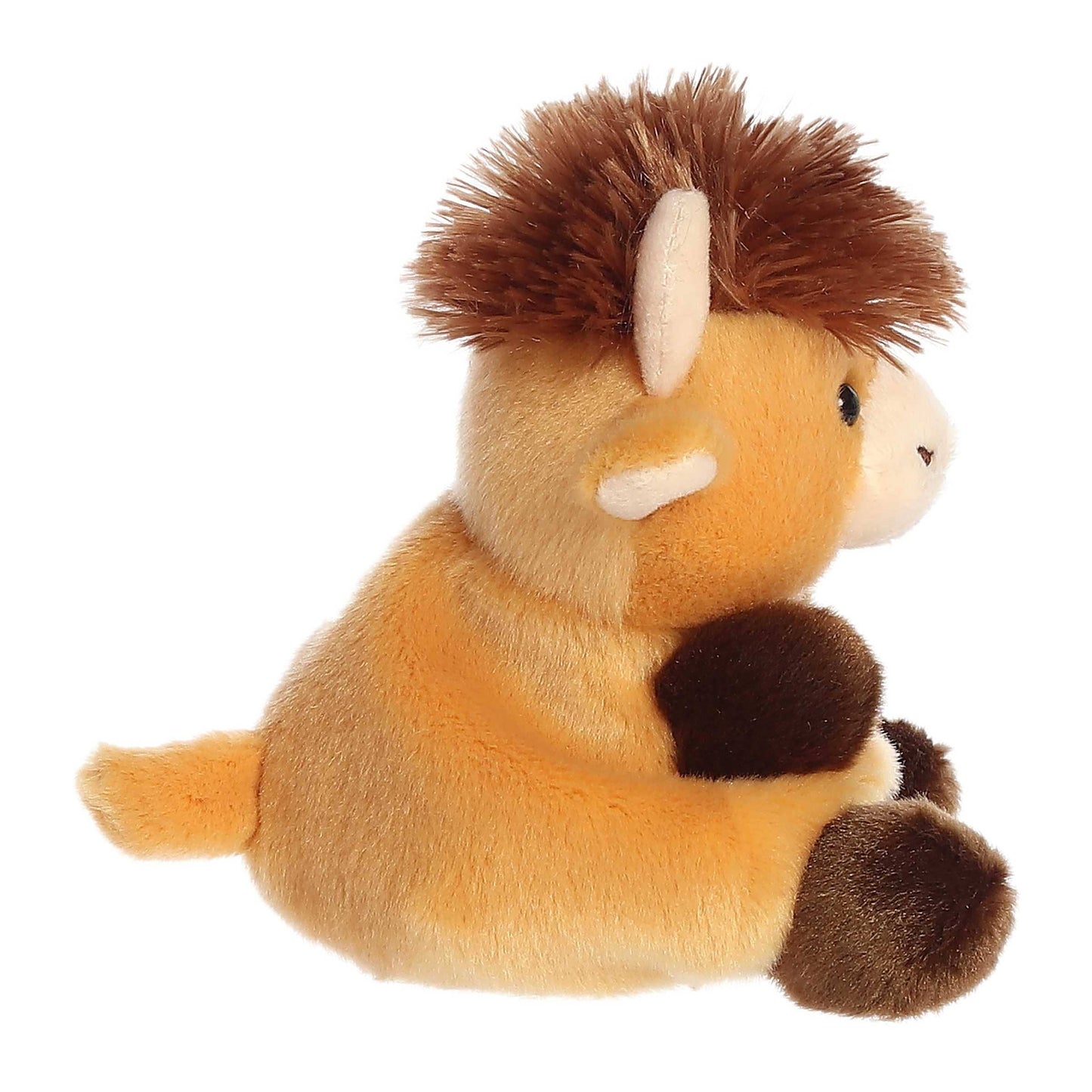 5" Plush Pal Hubert Highland Cow Palm Pals Stuffed Animal