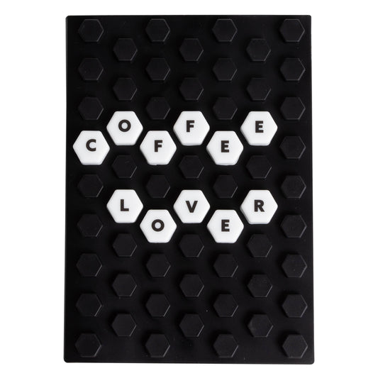 Letterboard Journal Notebook, Black Honeycomb