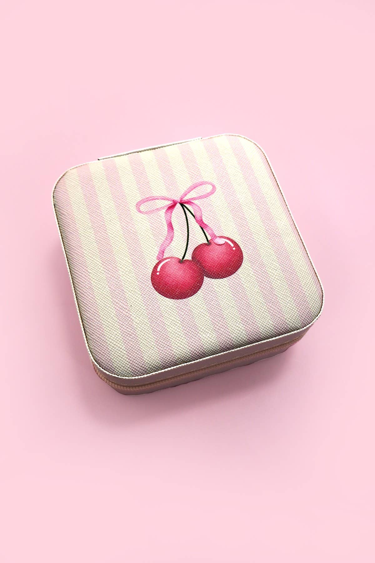 BOW JEWELRY ORGANIZER TRAVEL BOX CASE