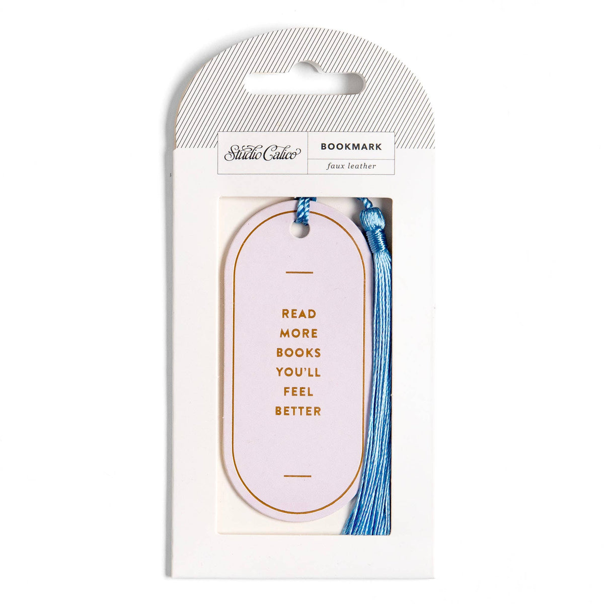Read More Books Vegan Leather Bookmark