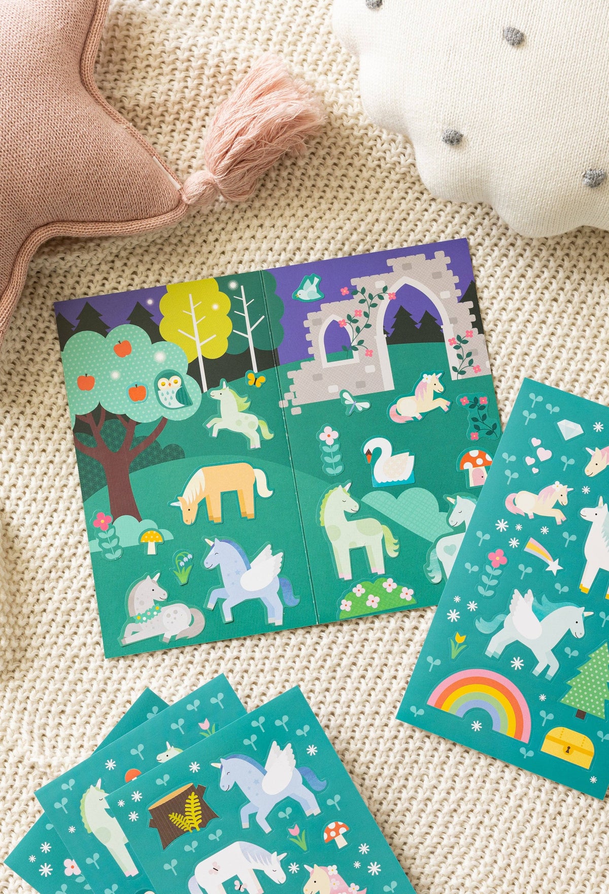 Mini Sticker Set: Unicorn Forest