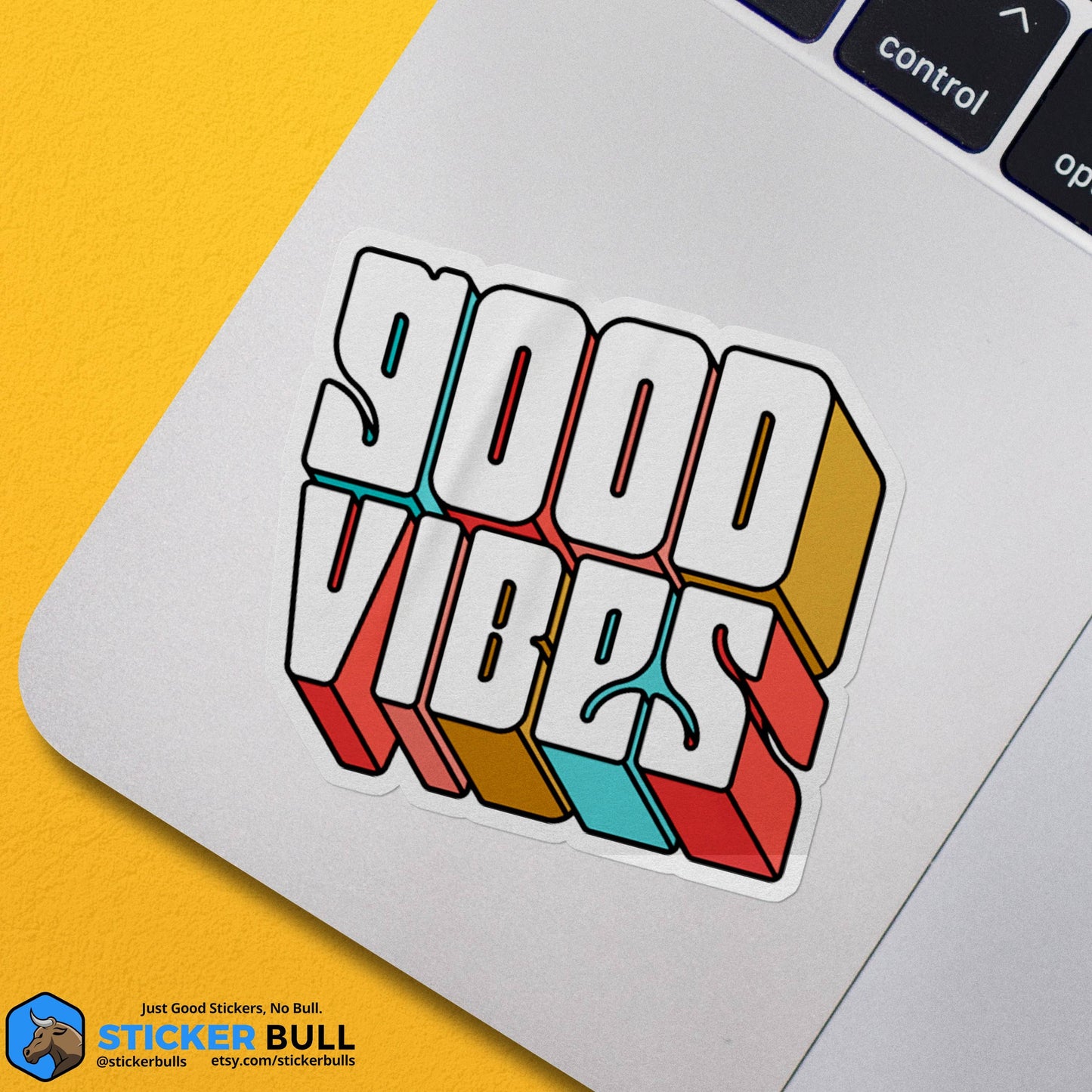 Good Vibes Waterproof Vinyl Sticker