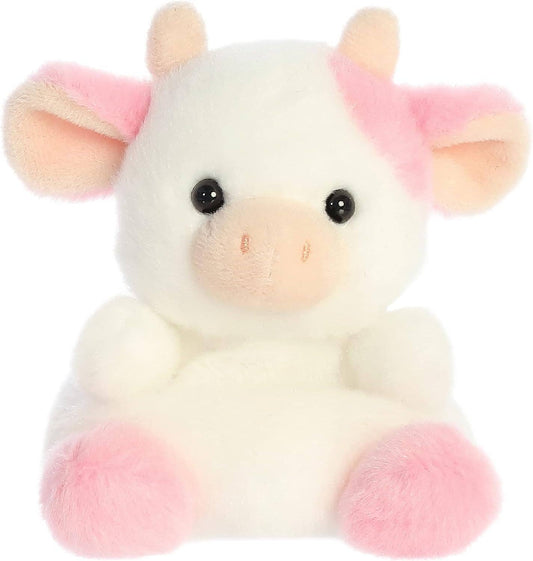 5" Strawberry Cow Palm Pals Stuffed Animal