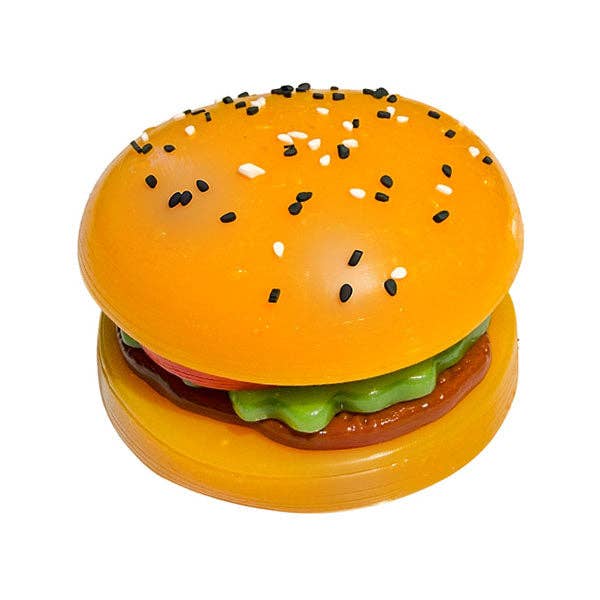 Taba Squishies® Peelables Deluxe Premium Silicone Fidget Toy (1pc) Hamburger