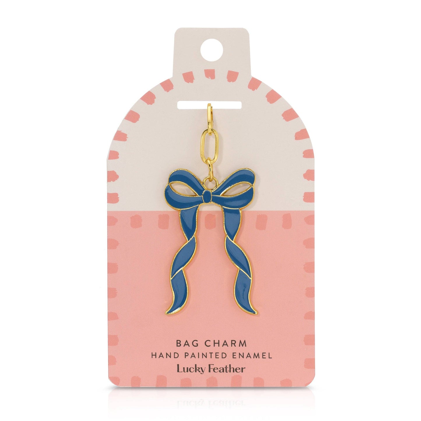 Enamel Key Chain - Bow