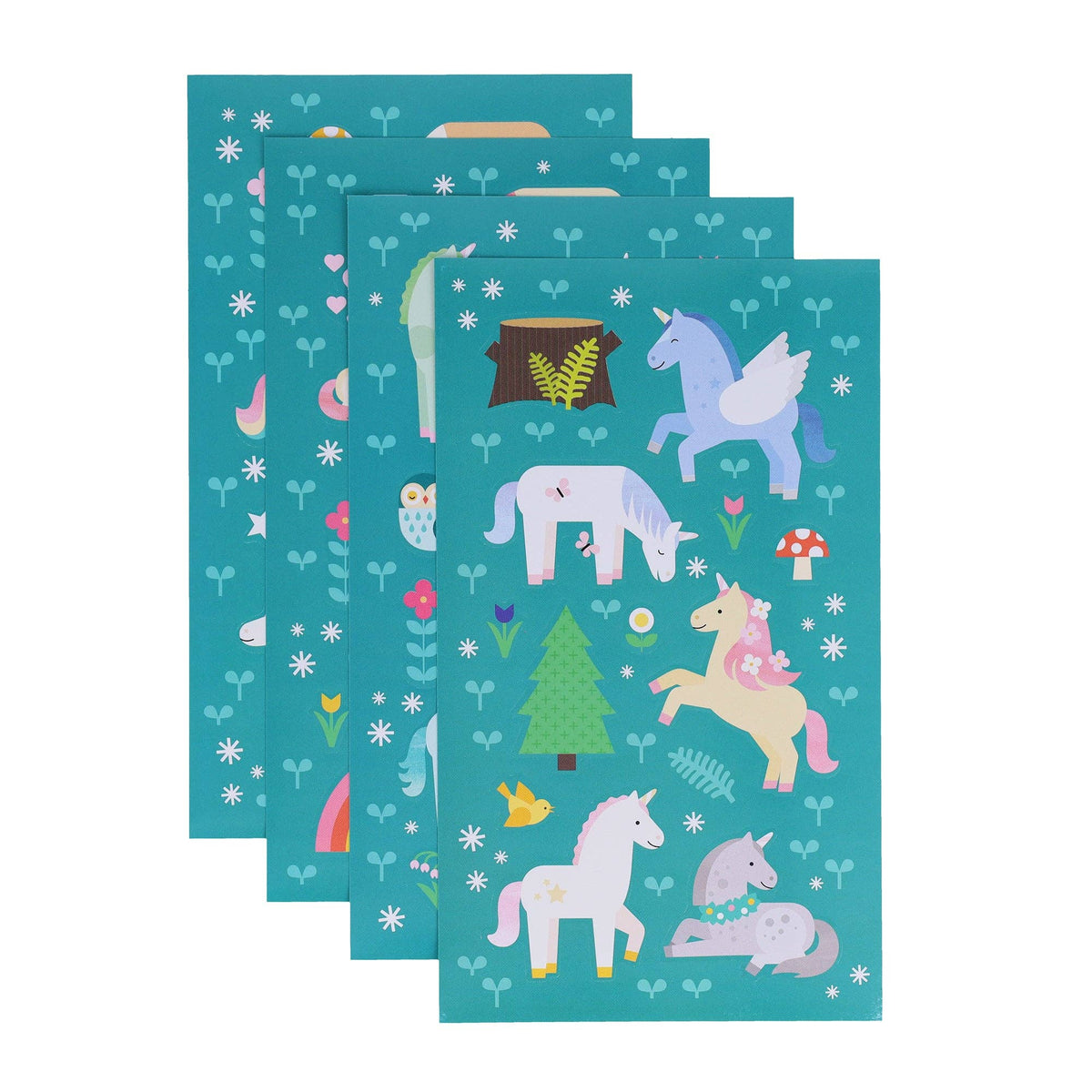 Mini Sticker Set: Unicorn Forest