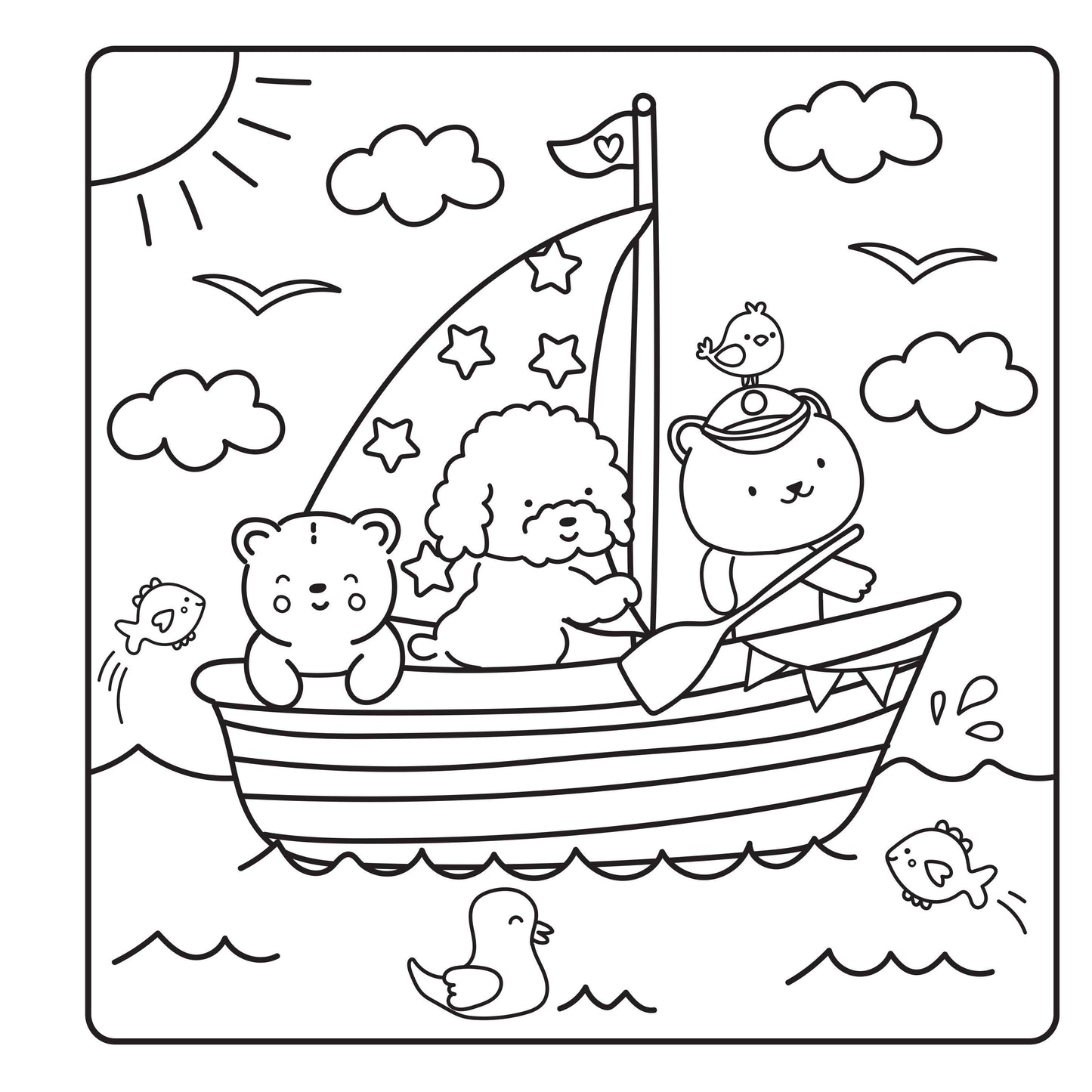 Happy Street: Coloring Book