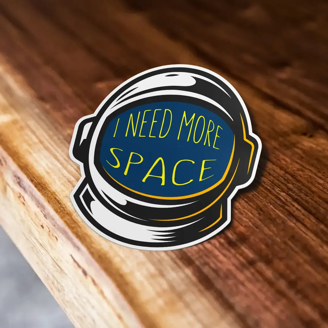 I Need More Space Waterproof Sticker