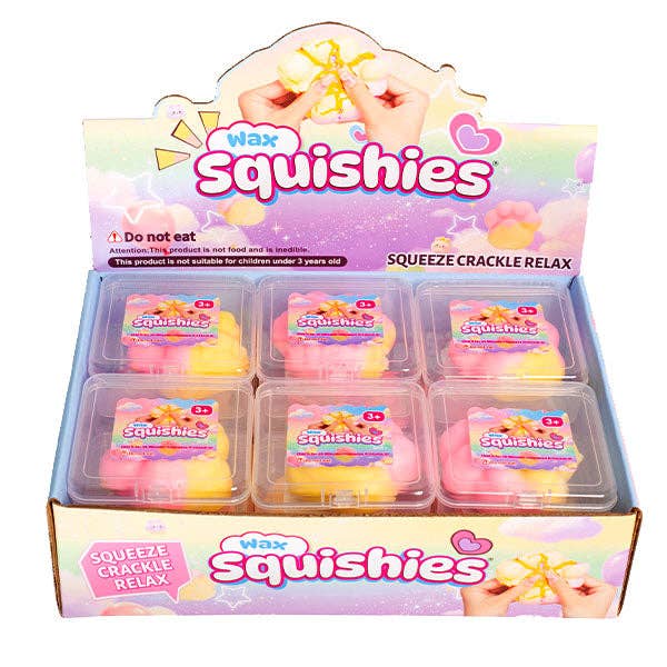 Wax Squishies® Cat Paw Wax Crackle Fidget Clay Toy