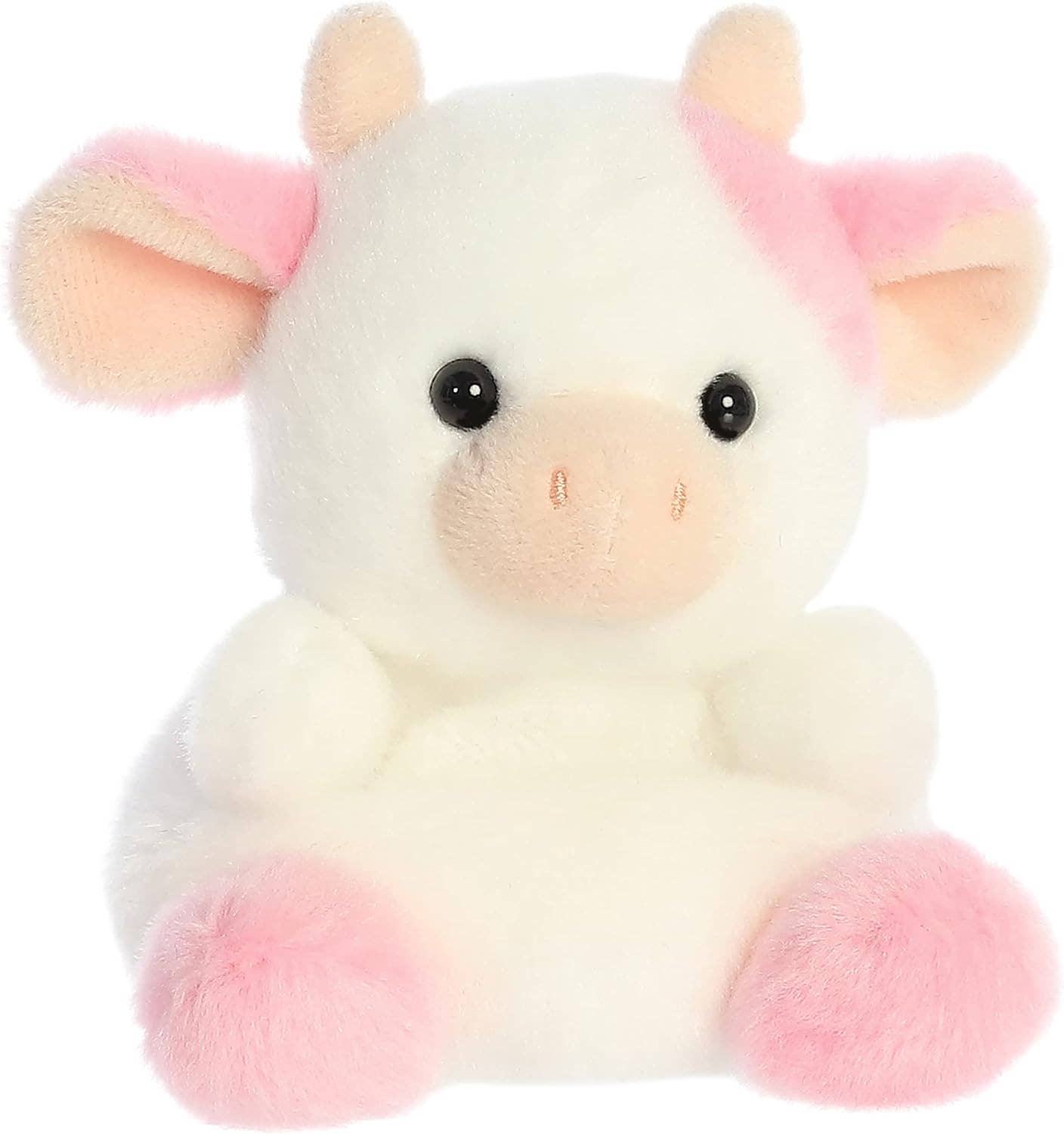 5" Strawberry Cow Palm Pals Stuffed Animal