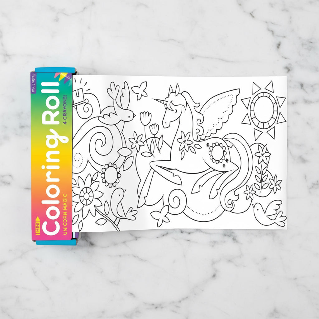 Unicorn Magic Mini Coloring Roll
