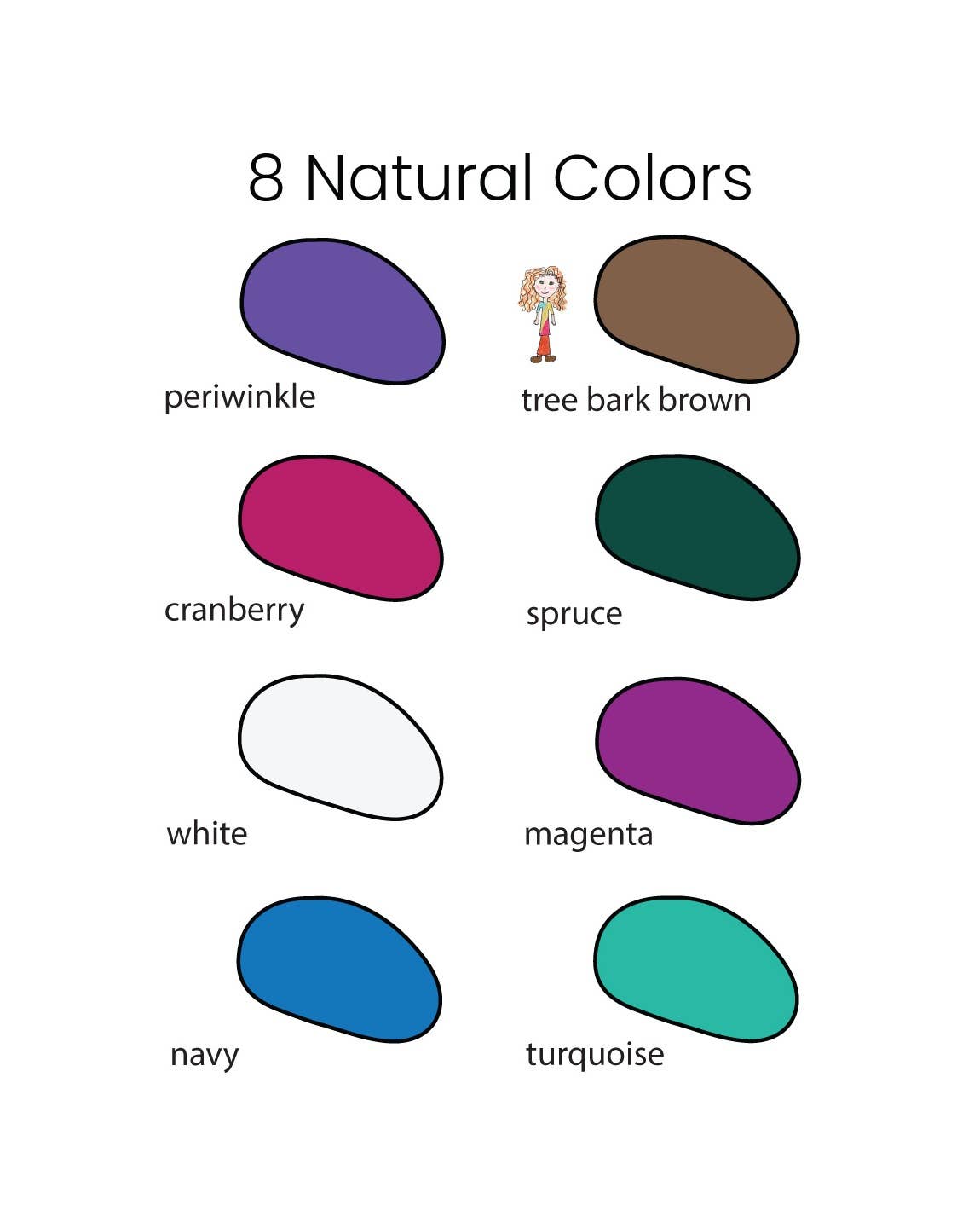 24 Crayon Rocks with Muslin Bag