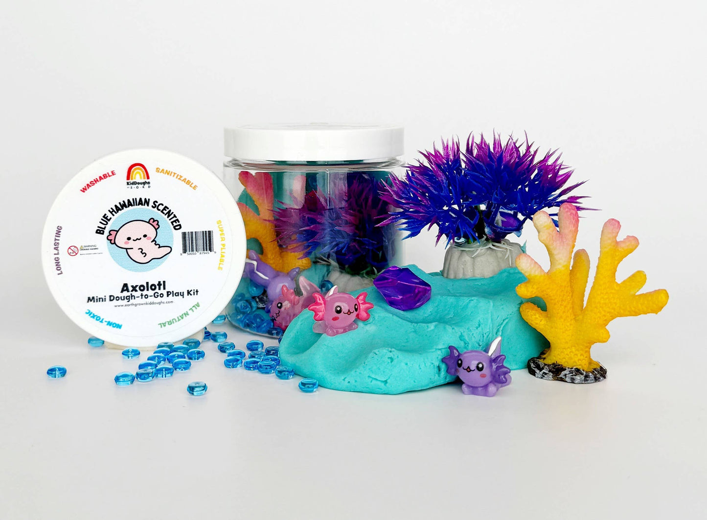 Axolotl Mini All Natural Dough-To-Go - Medium Jar