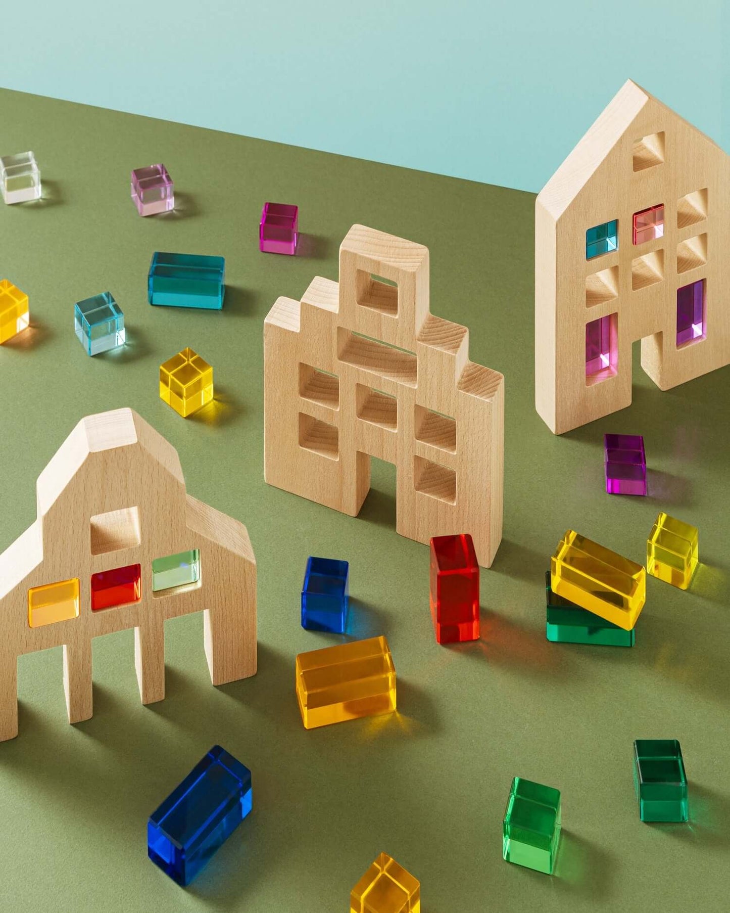 Riley City Blocks & Gems Set: Multicolor