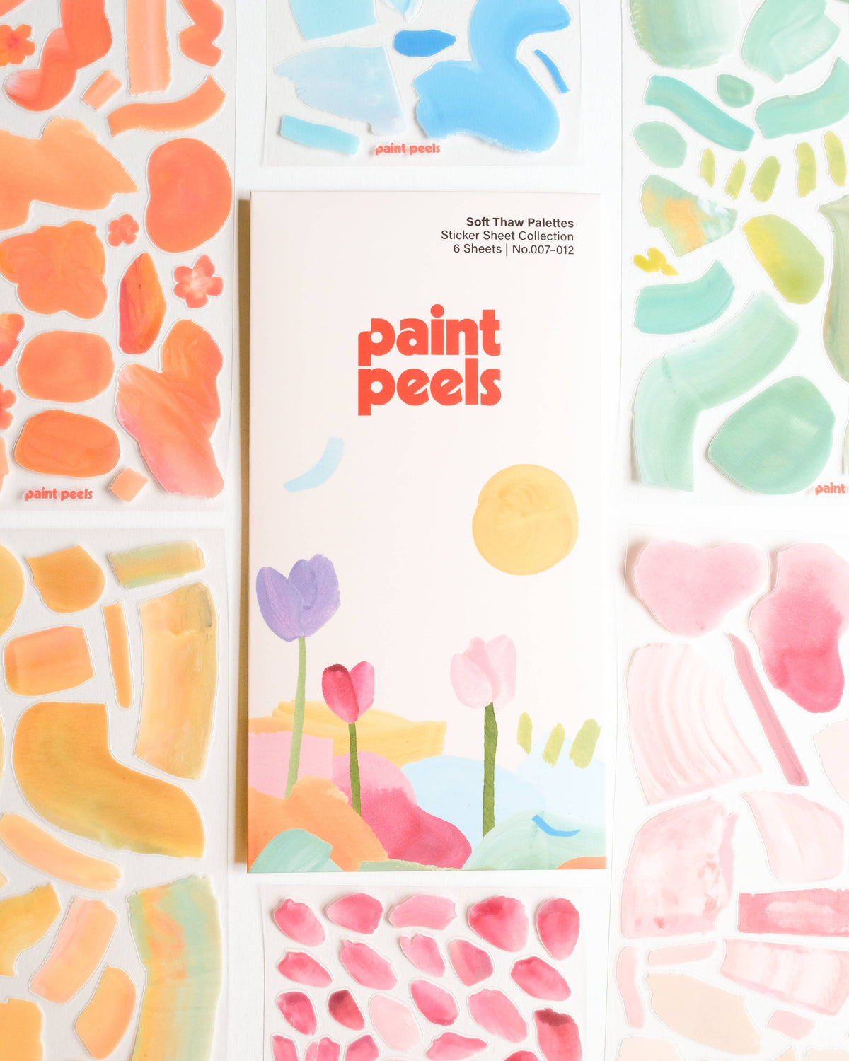 Soft Thaw Collection Paint Peels - No.007-No.012 Pack