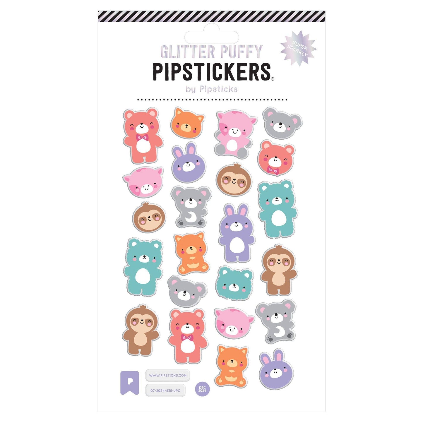Little Puffy Animal Stuffies Stickers