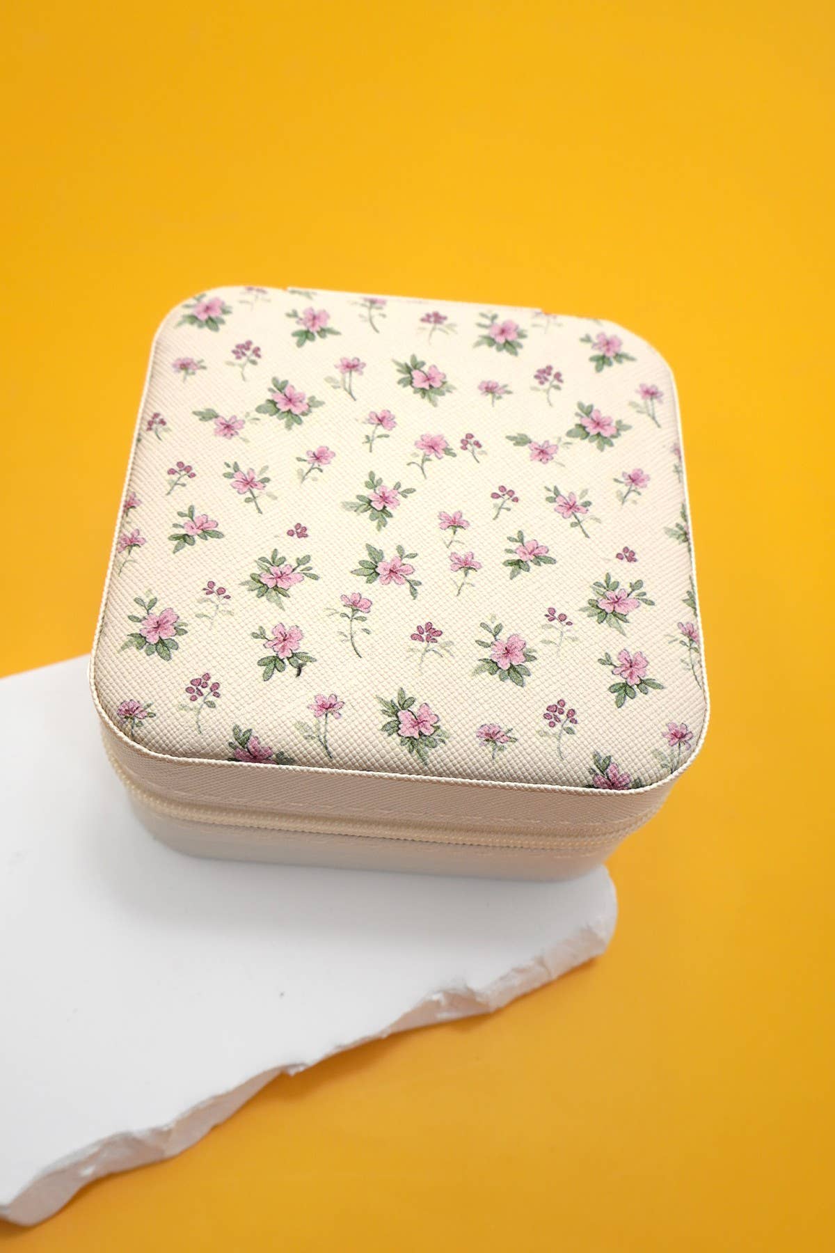 BOW JEWELRY ORGANIZER TRAVEL BOX CASE