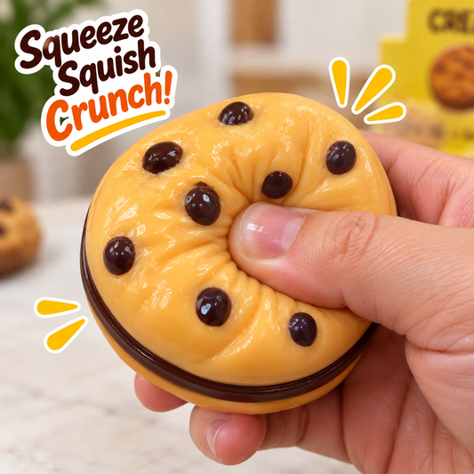 Cream Cookie Crunchy Squishy Toy l