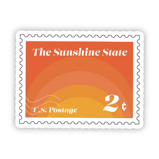 The Sunshine State Postage Stamp Sticker