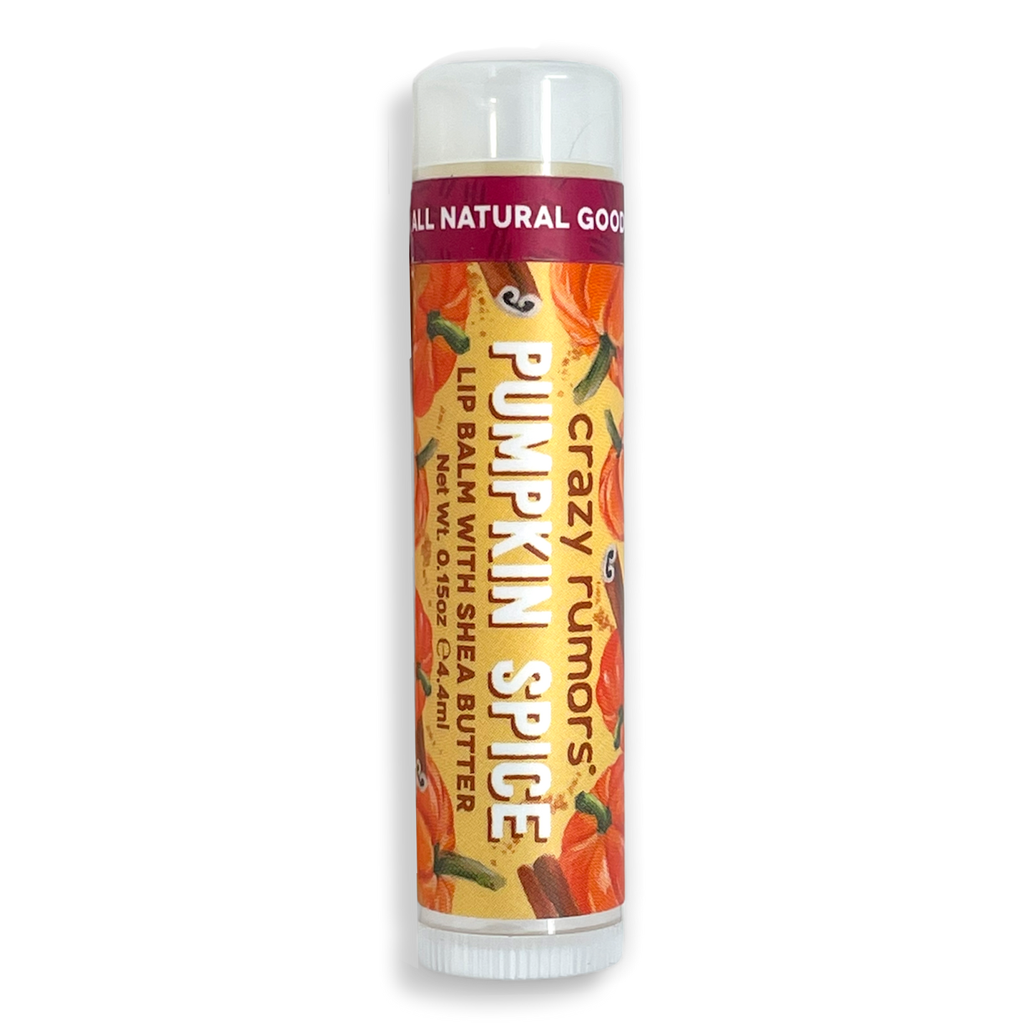 All Natural, Vegan Pumpkin Spice Lip Balm