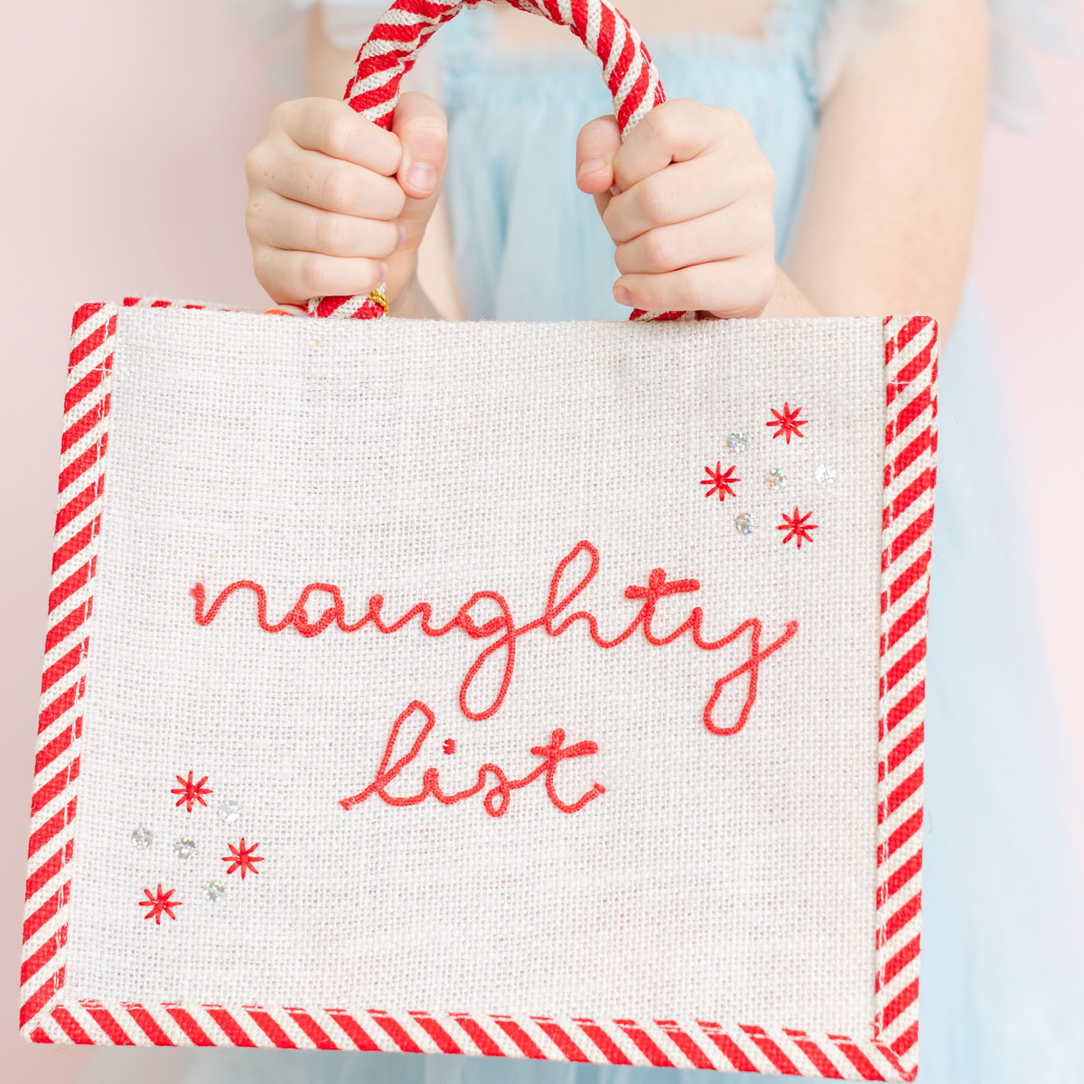 Naughty + Nice  Small Tote (Double Sided Tote)