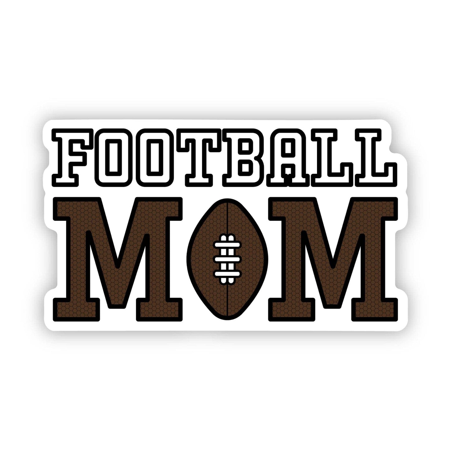 Football Mom Text Sticker