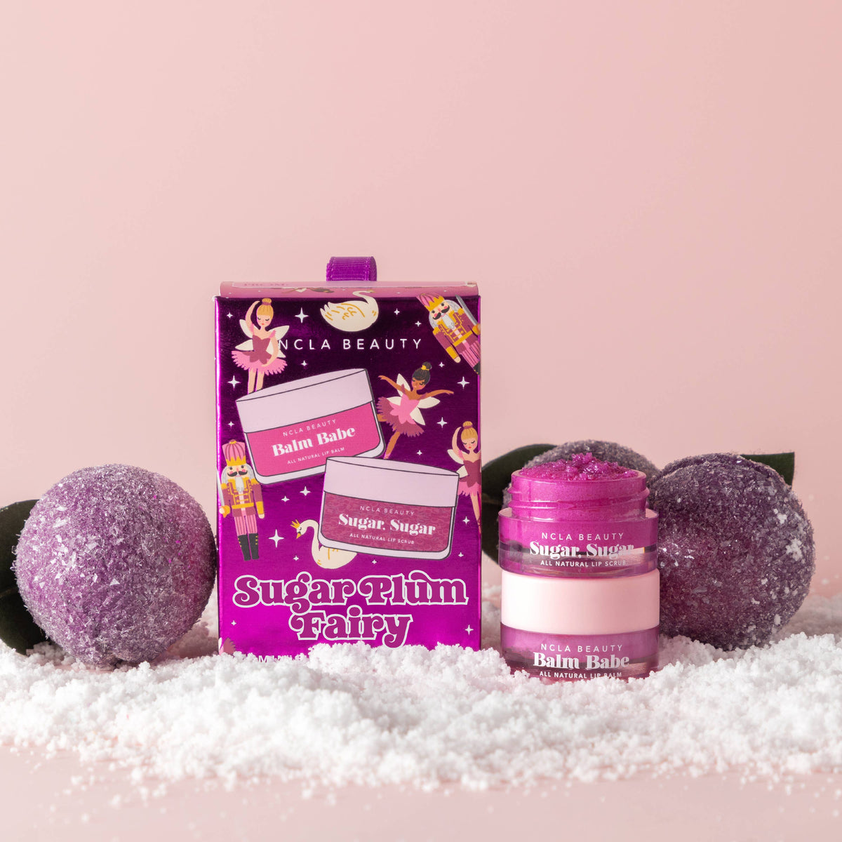 Sugar Plum Fairy Lip Treatment Holiday Ornament Gift Set