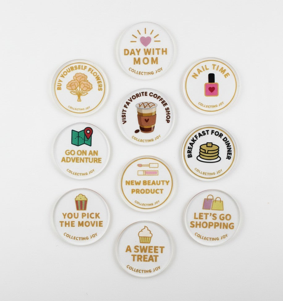 Girls Day With Mom Token Set - 10 pieces