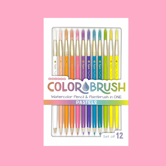 PASTEL COLORBRUSH - Double Ended Watercolor Pencil & Paintbrush