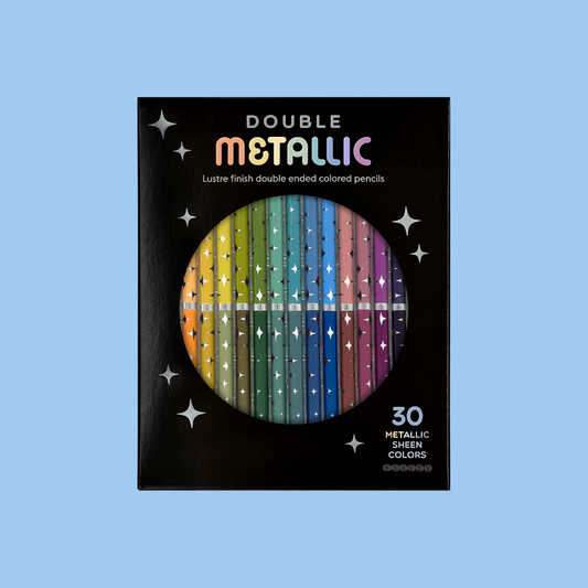 Metallic Dual Ended Colored Pencils