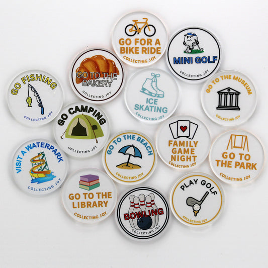 Summer Activity Set of 14 Reward Tokens