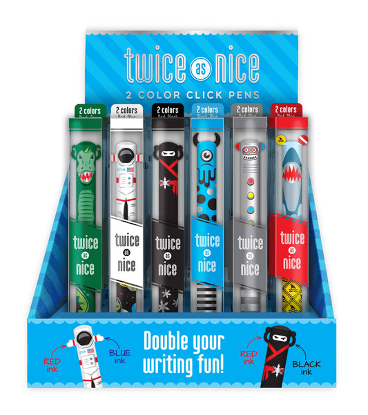 Twice as Nice 2 Color Click Pen
