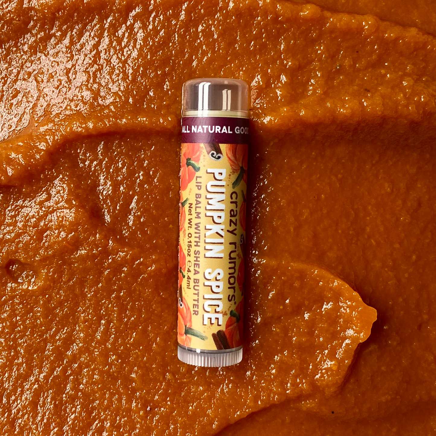 All Natural, Vegan Pumpkin Spice Lip Balm